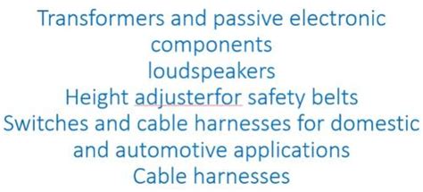 Transformers, passive electronic components, cable harnesses - Europages