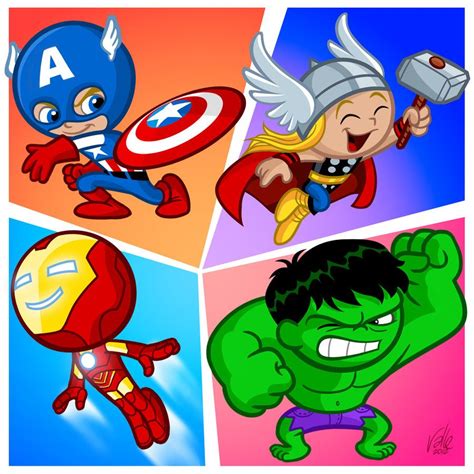 The Little Avengers by Fabvalle on deviantART | Baby avengers, Cartoon ...