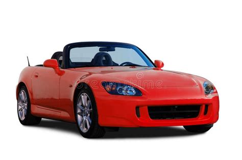 Red Honda S2000 Convertible Stock Image - Image of modern, front: 8211849