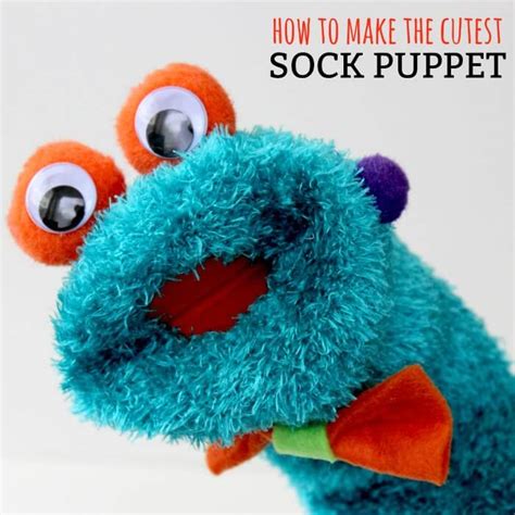 How to make a Sock Puppet - Easy DIY Hand Puppet