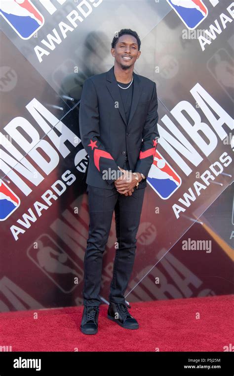 Santa Monica, USA. 25th Jun, 2018. Lou Williams attends 2018 NBA Awards ...