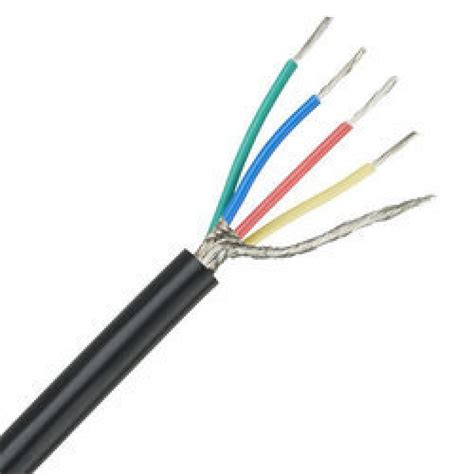 50m Black Shielded Flexible Core Cable, For Electrical, Size: 0.5 Sq ...