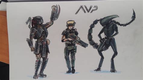 Some Alien VS Predator Fan Art by Count-Grimhart on DeviantArt