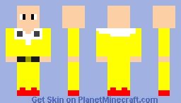 Skin of Saitama Minecraft Skin