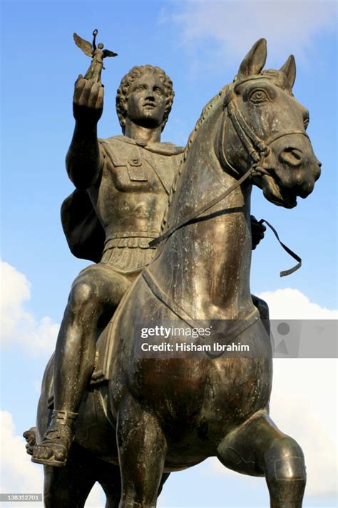 Alexander The Great Statuealexandria Egypt High-Res Stock Photo - Getty ...