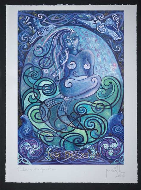 Selkie - Seal Woman - Limited Edition Celtic Art Print by Welsh artist ...