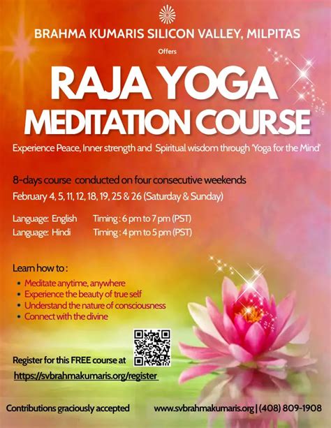 Raja Yoga Meditation Course - India Parent Magazine