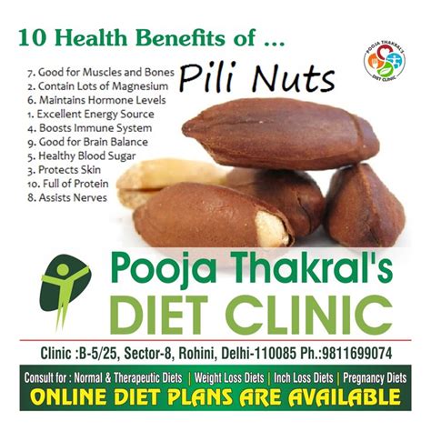 10 Health Benefits Of Pili Nuts By Dt. Pooja Thakral in 2020 | Health, Nutrition recipes ...