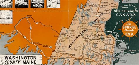 Map Of Washington County Maine - Topographic Map World