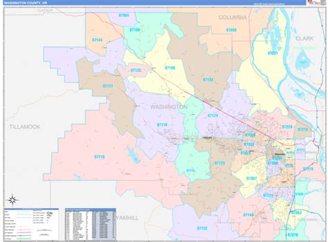 Maps of Washington County Oregon - marketmaps.com