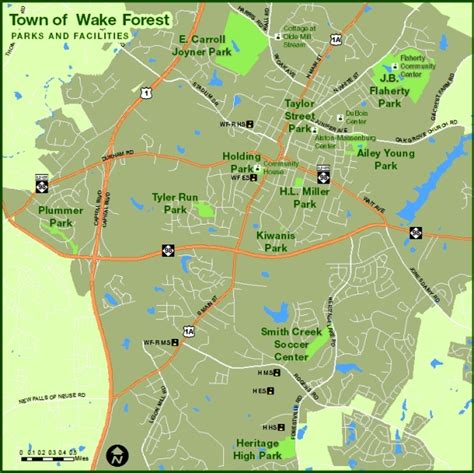 Parks & Facilities | Town of Wake Forest, NC