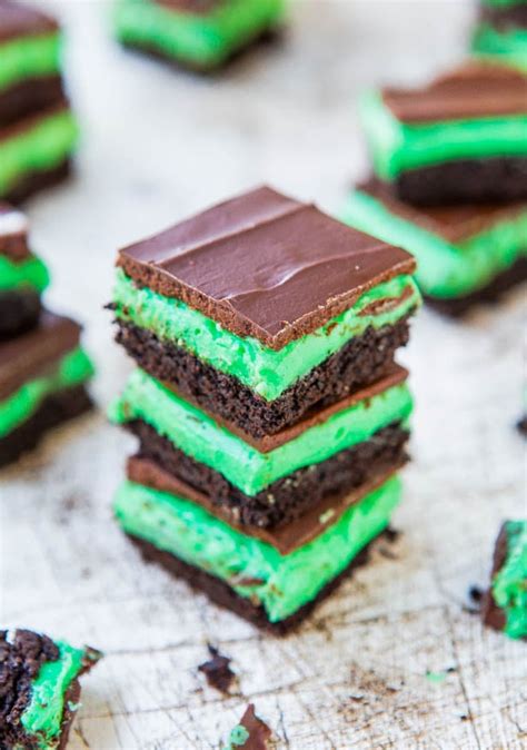 Creme de Menthe Bars - Averie Cooks