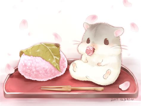 animal cherry_blossoms food nobody original petals yutaka_kana Art ...