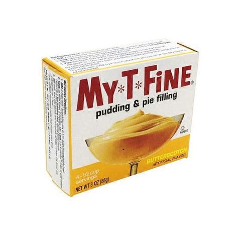 My-t-fine Butterscotch Pudding & Pie Filling (3 oz) - Instacart