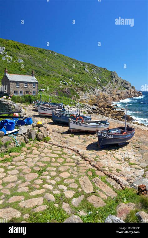 Penberth, Lands End Peninsula, West Penwith, Cornwall, England, United ...