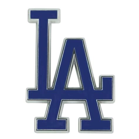 FANMATS Los Angeles Dodgers MLB Color Emblem Metal Emblem Lowes.com ...