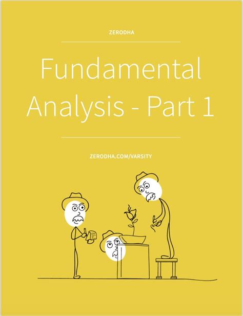 Fundamental Analysis - Part 1 by Zerodha Varsity | Goodreads