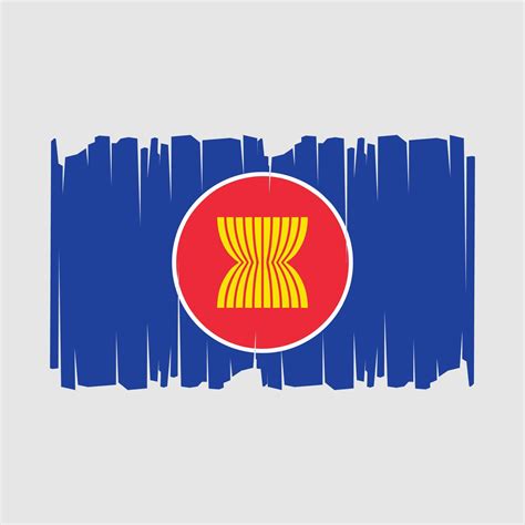 Asean Flag Vector Illustration 21944541 Vector Art at Vecteezy