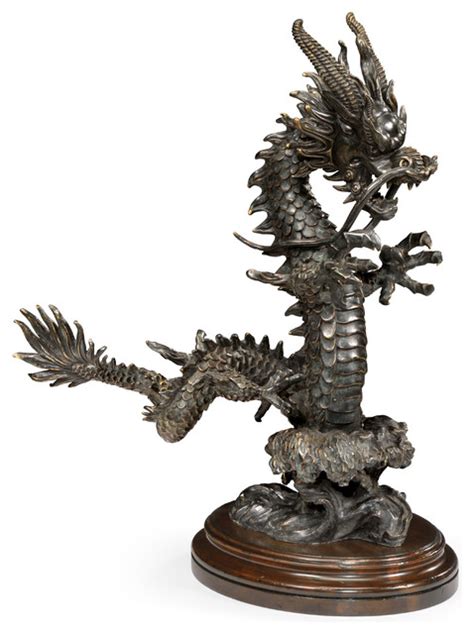 Dark Bronze Dragon Statue - Decorative Objects And Figurines - by HedgeApple