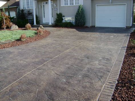 Diy Stamped Concrete, Stamped Concrete Driveway, Concrete Driveways ...