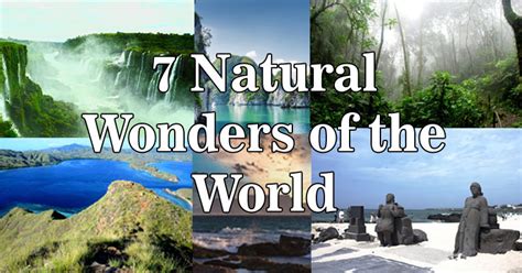 7 Natural Wonders of The World that Define the Beauty of Our Planet