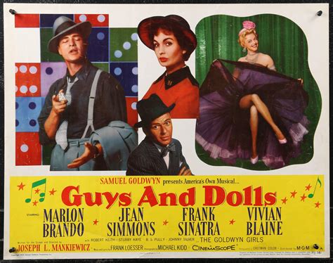 Guys and Dolls Vintage Movie Poster