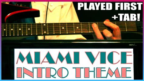 Miami Vice Intro Theme Guitar Chords Lesson & Tab Tutorial by Jan ...