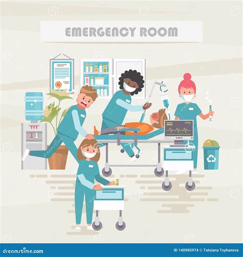 Emergency Room Waiting Cartoon