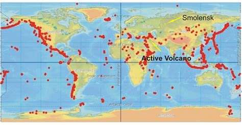 Active Volcanoes United States Map