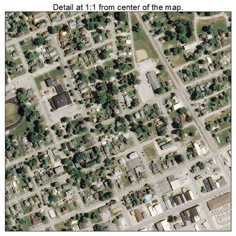 Aerial Photography Map of Mitchell, IN Indiana