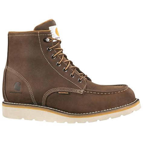 Carhartt Men's Waterproof 6" Wedge Work Boots - 689508, Work Boots at ...