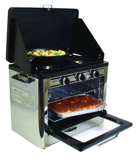 Deluxe Outdoor Oven - with built in 2 burner stove - Trail Kitchens