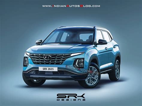 2022 Hyundai Creta Facelift Digitally Imagined - IAB Rendering