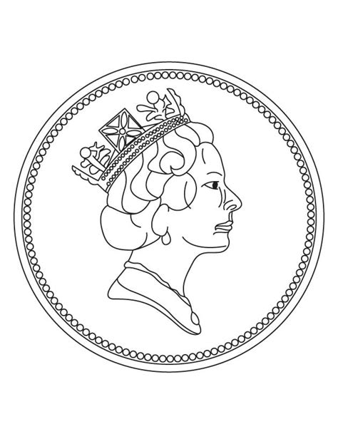 New one penny coin coloring page | Download Free New one penny coin coloring page for kids ...