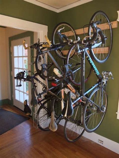 Awesome 47 Creative Diy Bike Storage Racks. More at https://homishome.com/2019/06/13/47-creative ...