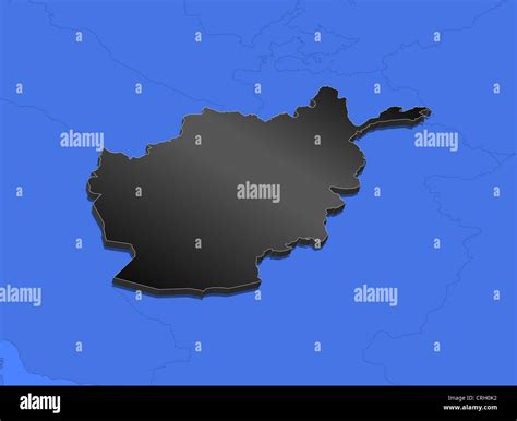 Political Map Of Afghanistan With The Several Provinc - vrogue.co