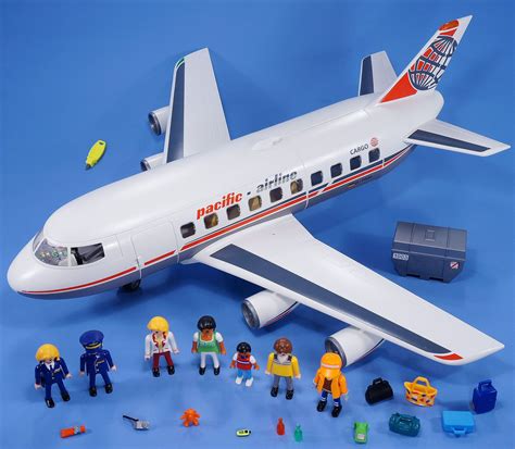 PLAYMOBIL JUMBO JET AEROPLANE EXTRA FIGURES AIRPORT HOLIDAY PLANE AIRPLANE | eBay