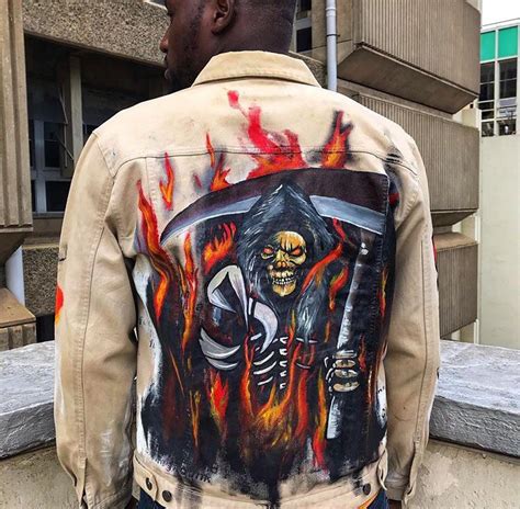 Custom denim jacket,me ,2019 : r/Art