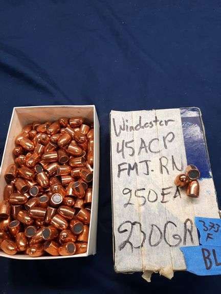 Winchester 45 ACP FMJ Bullets - The Auction Team