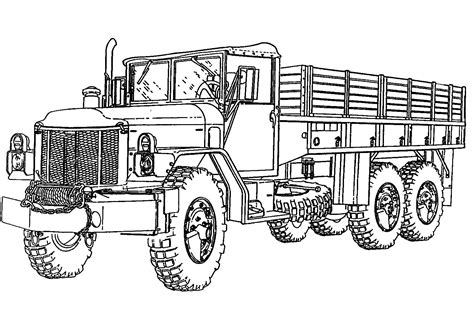 Free Printable Coloring Pages Trucks
