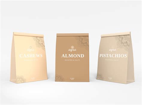 AGRA nuts packaging design on Behance