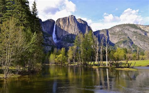 yosemite, National, Park, Usa, Landscape, River, Mountains Wallpapers ...