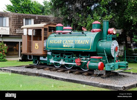 Sugar Cane Train Lahaina Kaanapali Maui Hawaii Stock Photo, Royalty ...