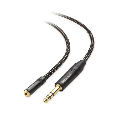 Cable Matters 6.35 to 3.5mm Adapter Cable (3.5mm Female to 6.35mm Male Stereo Audio Cable) in ...