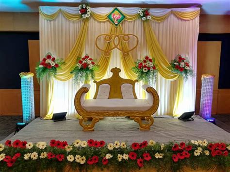 Simple Engagement Decoration at home – Anil Events Bangalore