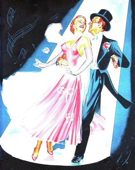 ''The Barkleys of Broadway'', 1949, movie poster base painting Painting ...