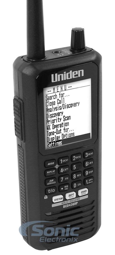 Uniden BCD436HP HomePatrol Series Digital Handheld Scanner