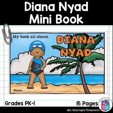 Diana Nyad Mini Book for Early Readers: Women's History Month | Made By Teachers