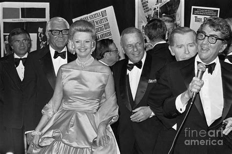 Frank Sinatra And Friends At Gala by Bettmann