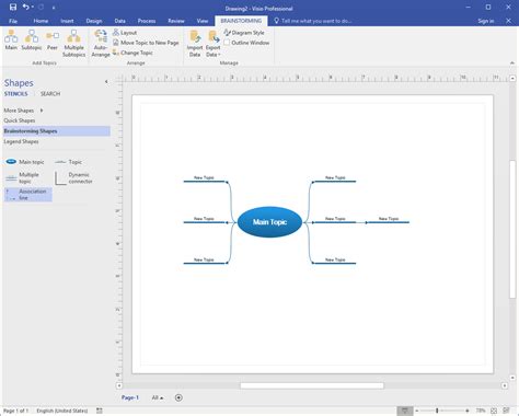 How to Make a Mind Map in Visio | EdrawMind